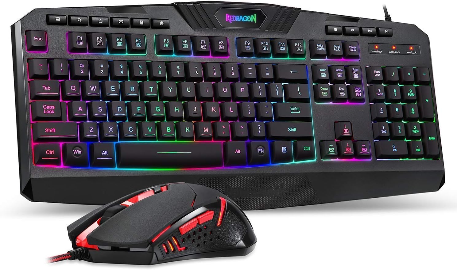 Redragon S101 Gaming Keyboard & Mouse Combo Set (New Version)